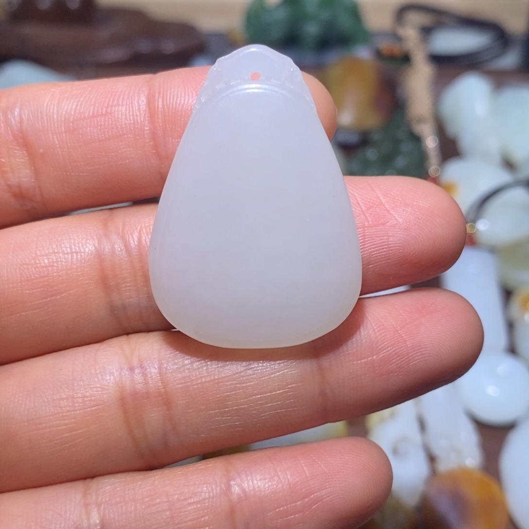 和田玉吊坠(不含链)未镶嵌