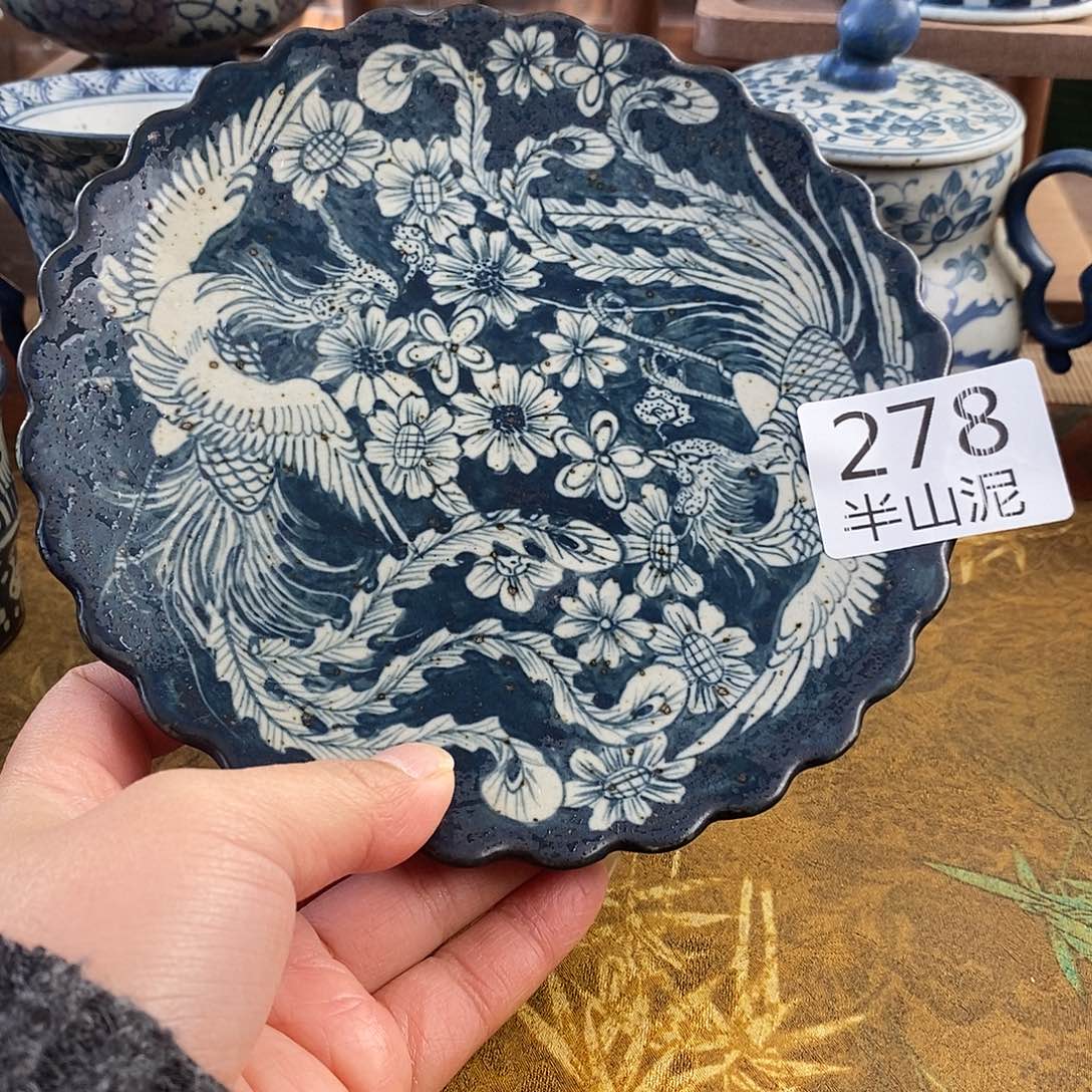 陶手工手绘青花高温陶瓷