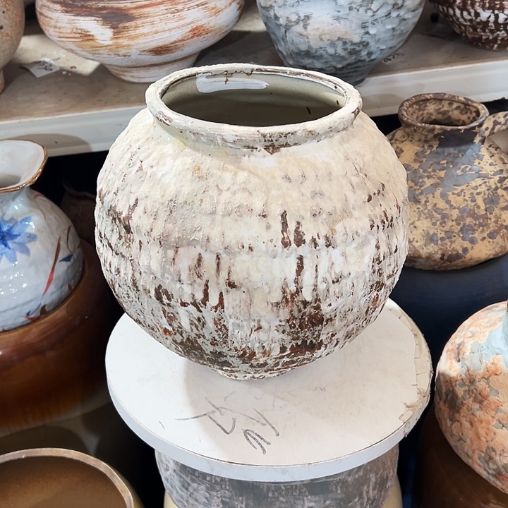 景德镇精品花盆栽适口15高24