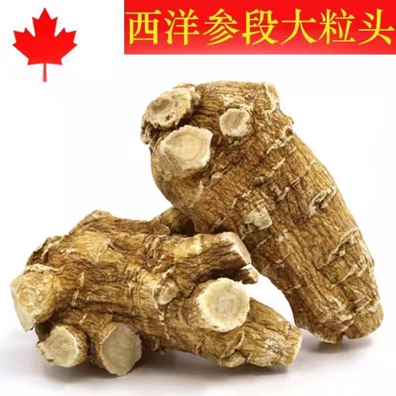 西洋参粒头足龄可切片打粉煲汤滋补养生