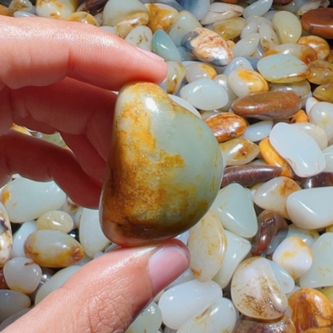 和田玉（糖玉）手链未镶嵌3