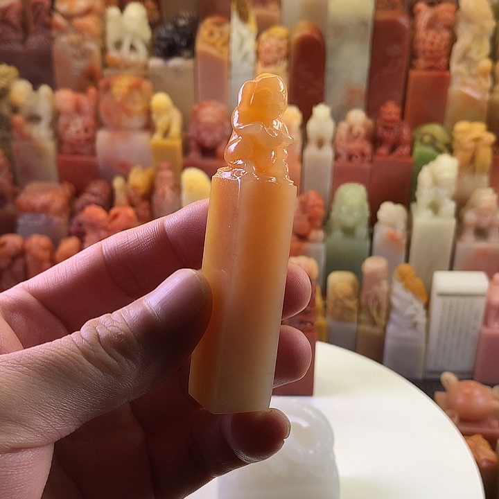 印石寿山石北部招财猪