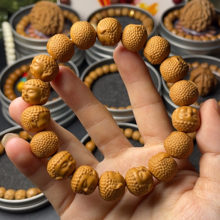 猴头核桃手串宝宝佛