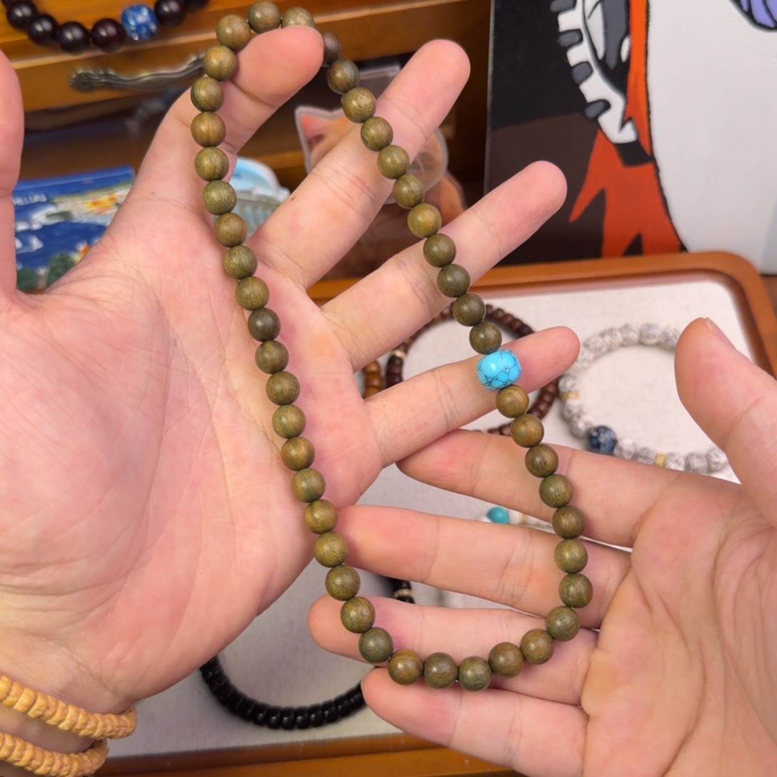 维腊木（绿檀）手串/手链