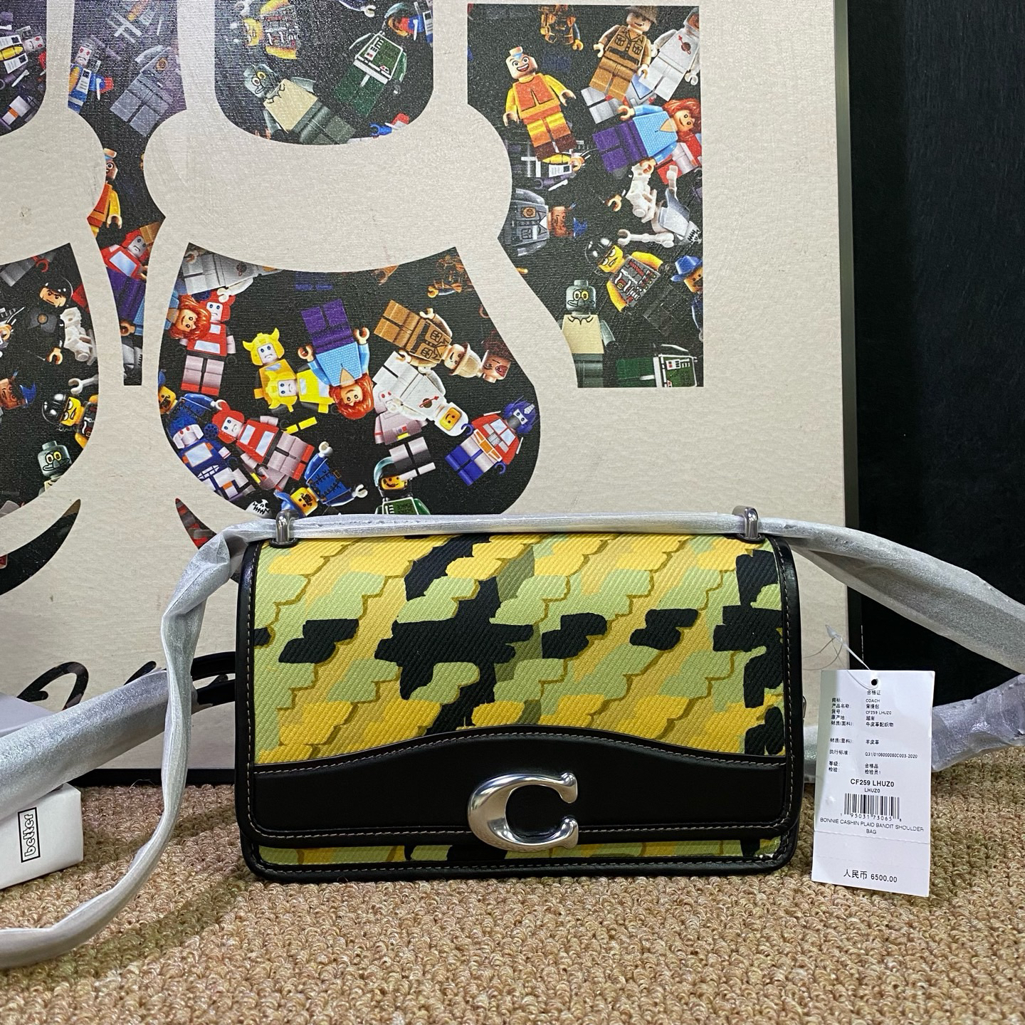 95新 COACH/蔻驰 21804斜挎包23*14