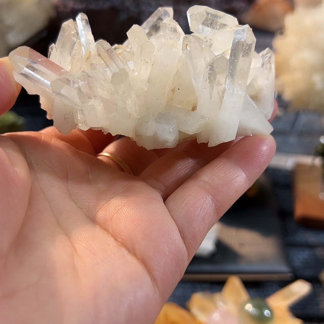 水晶珠宝半成品银S925镶嵌