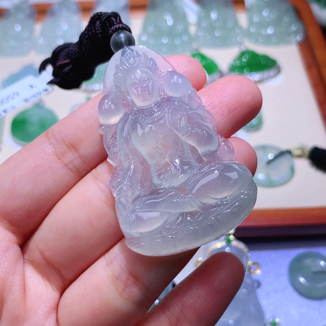 颈饰未镶嵌翡翠渡母