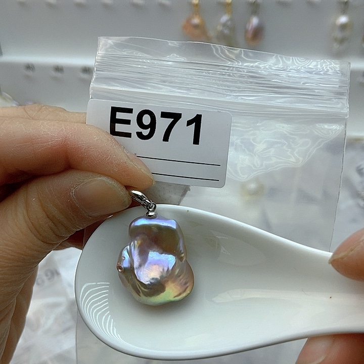 淡水珍珠颈饰银S925镶嵌