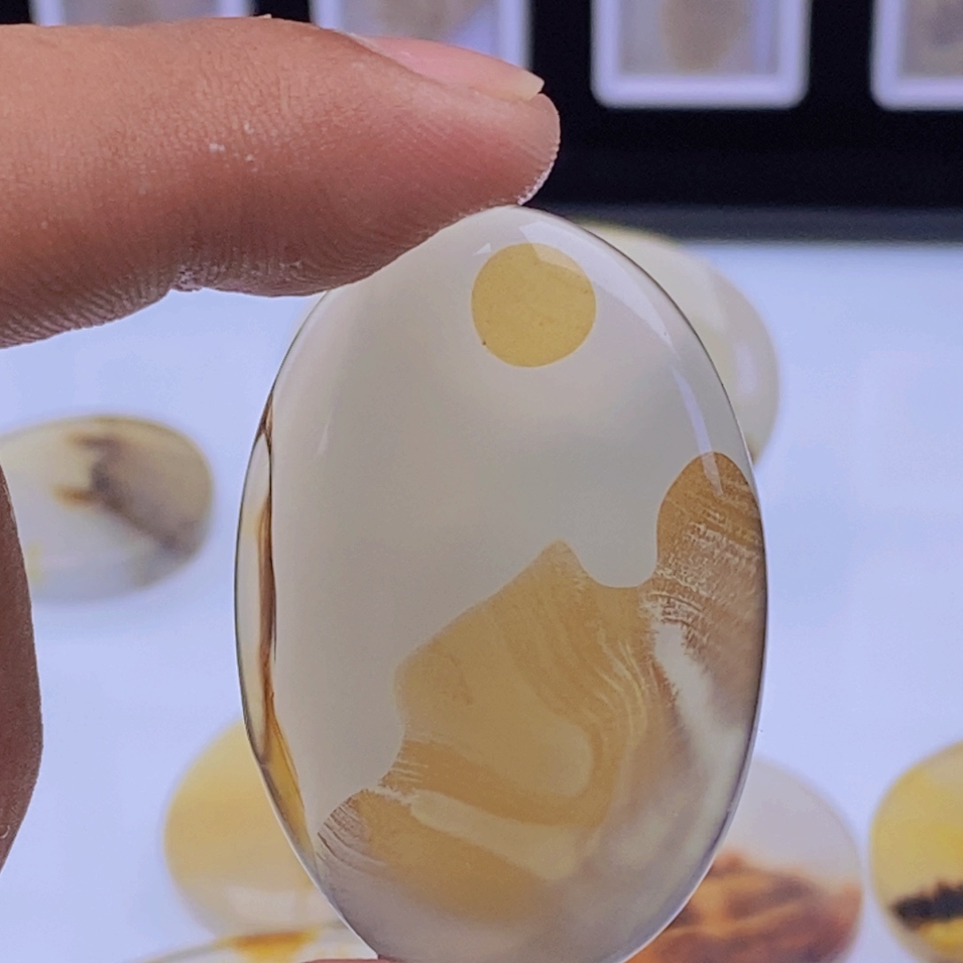 玛瑙/玉髓未镶嵌吊坠(不含链)819