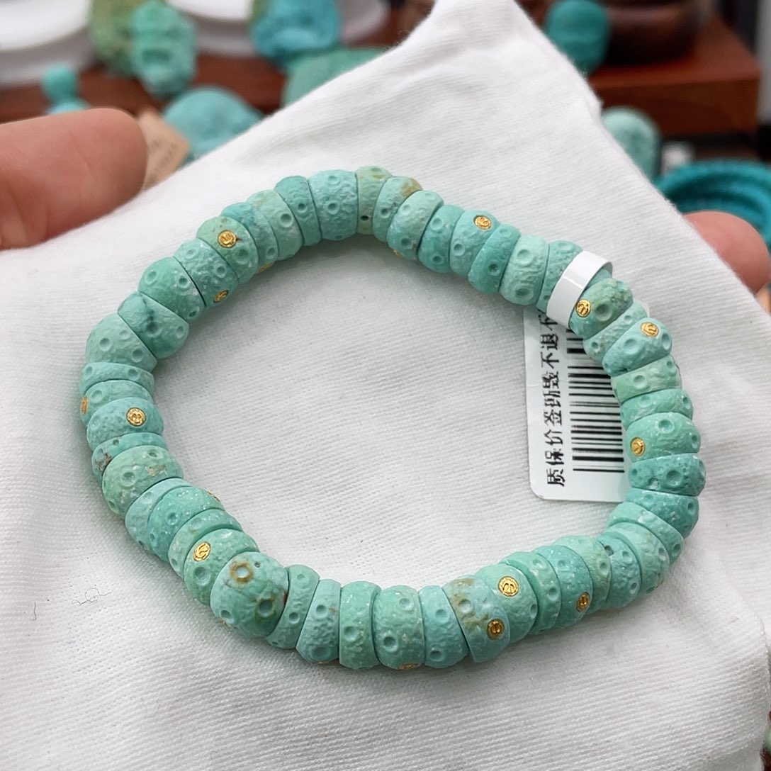 绿松石未镶嵌珠宝半成品