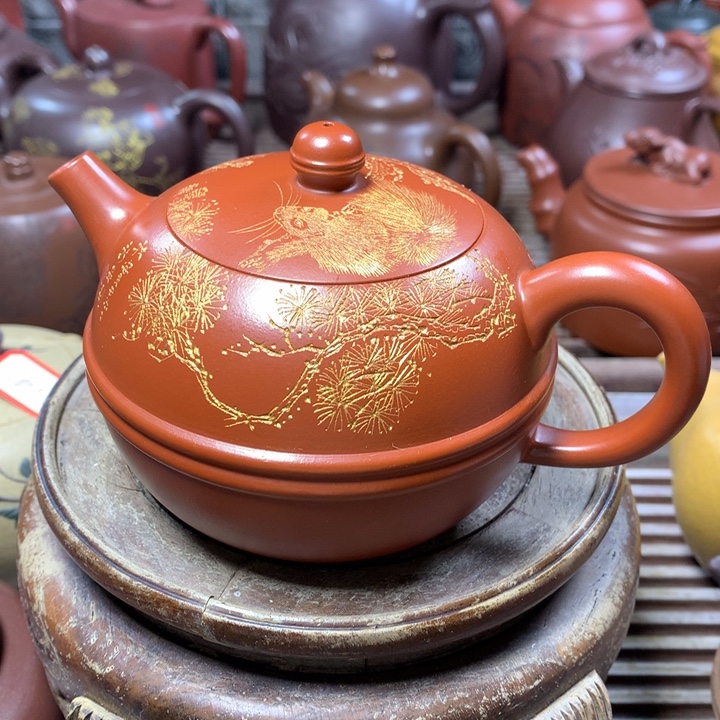紫砂茶壶原矿手工170