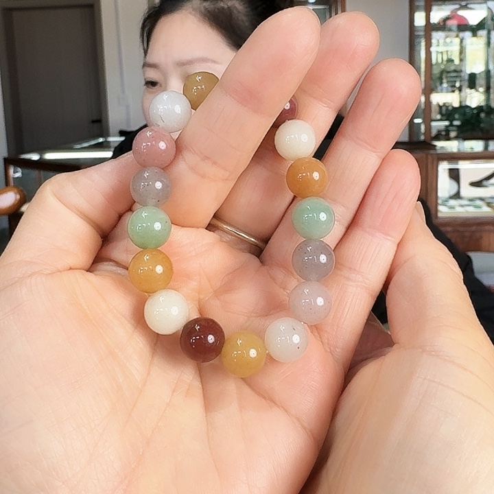 密玉（石英质玉）吊坠合金