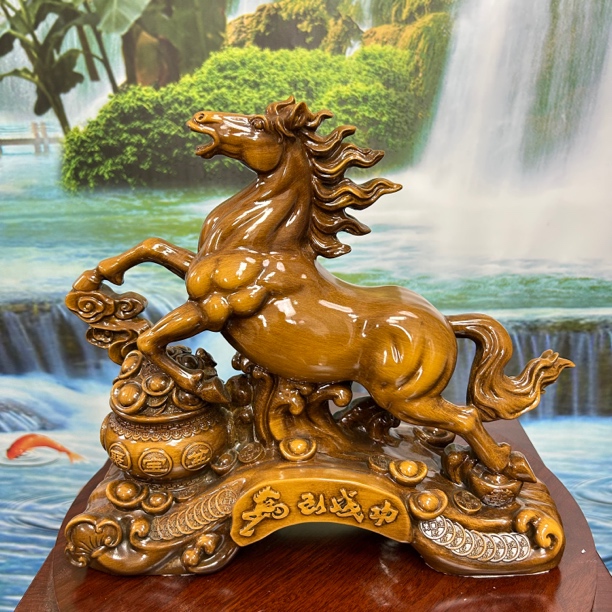 马到成功 玄关酒柜电视柜博古架书桌办公桌送人送礼家居摆件