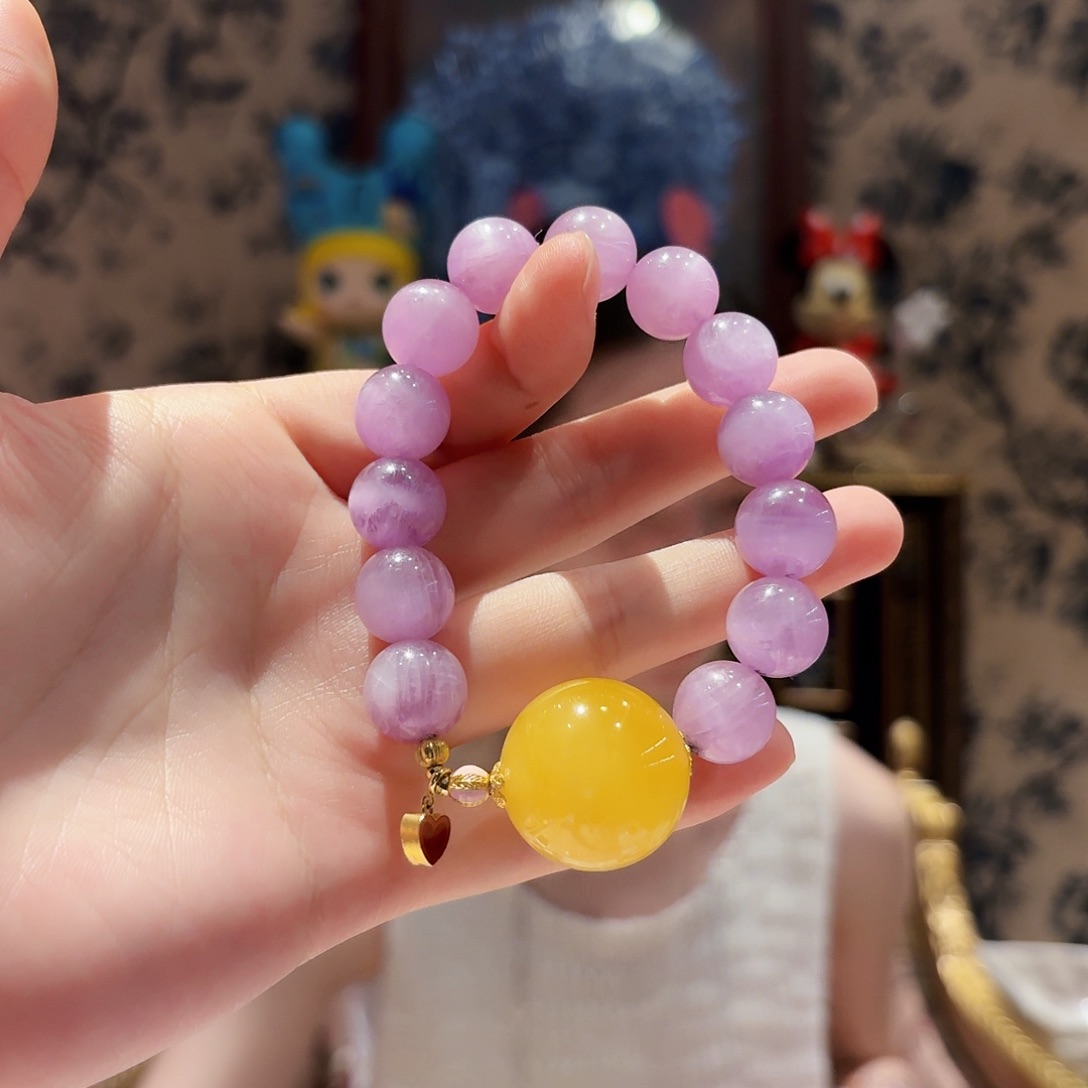 锂辉石未镶嵌手串