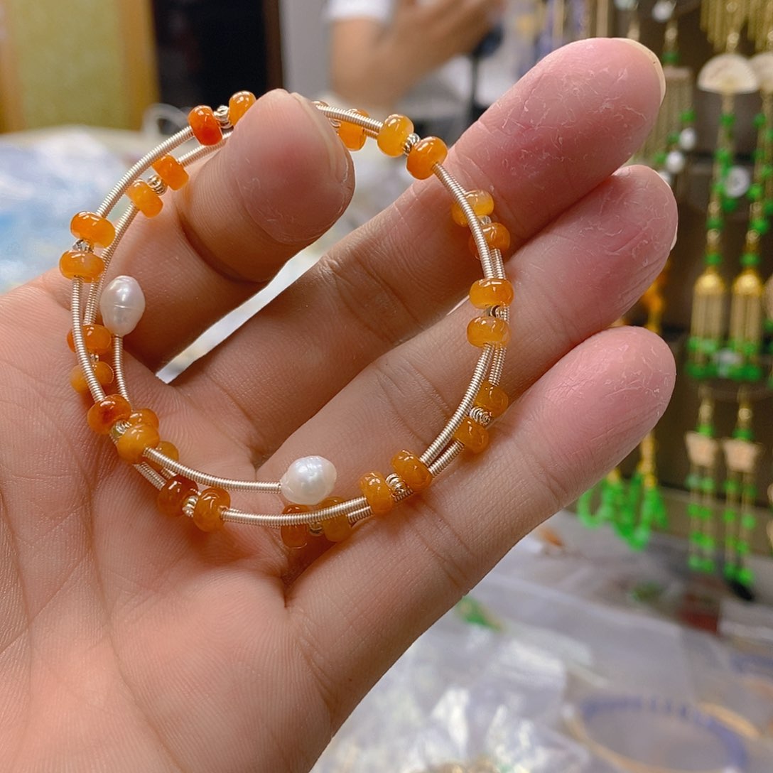 翡翠合金耳饰翡翠