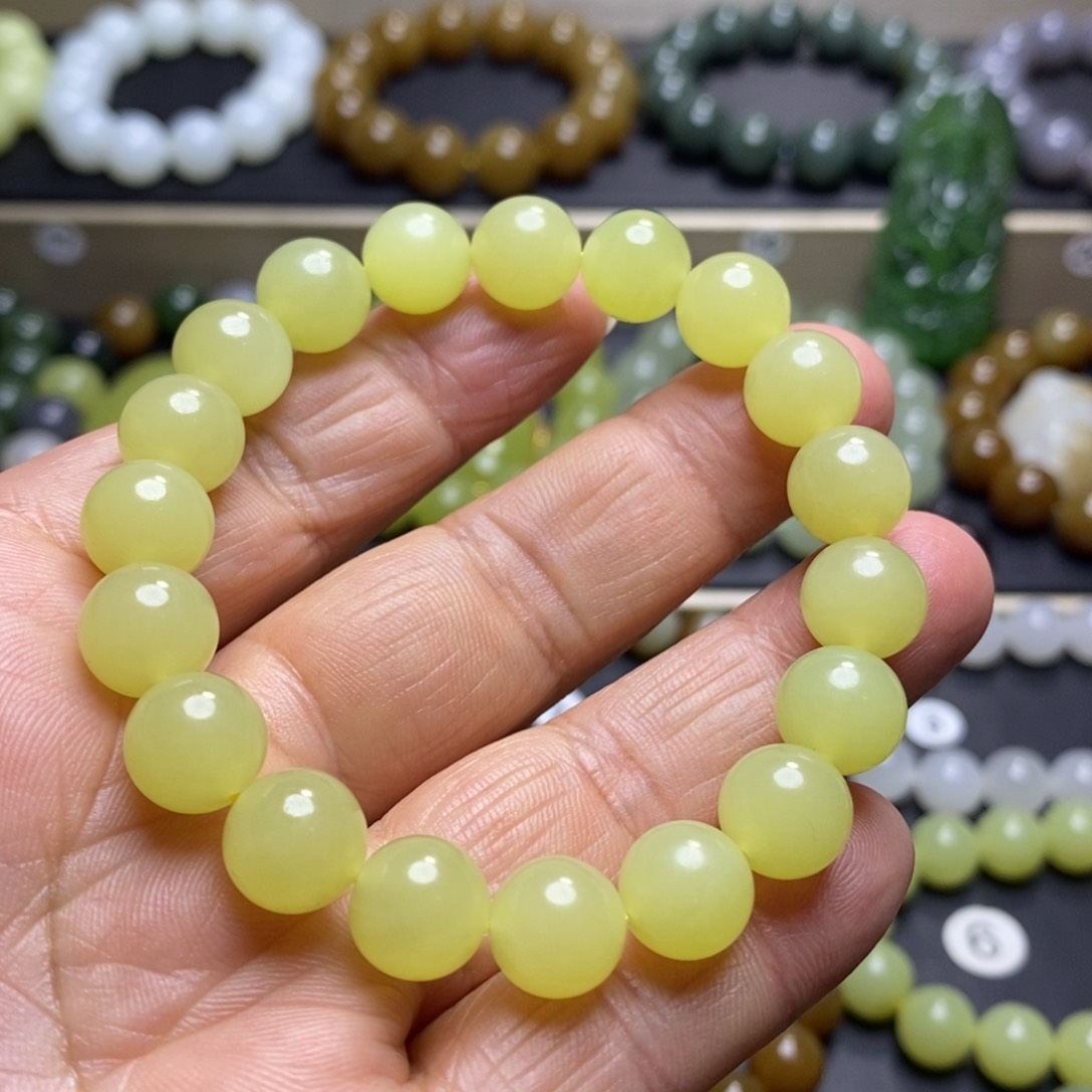 和田玉手串未镶嵌