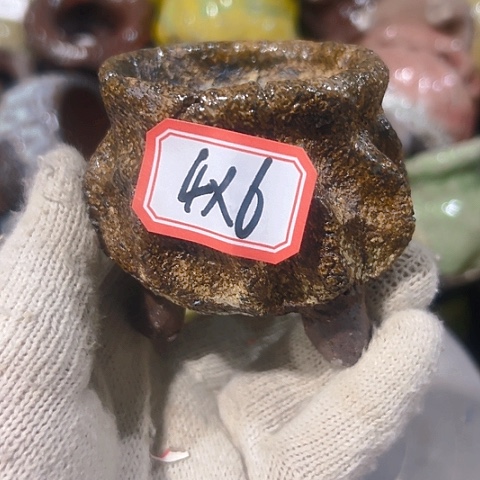 粗陶花盆手工花盆制作