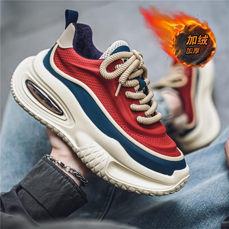 NEW BOLUNE/新百伦男鞋冬季加绒加厚保暖运动棉鞋男款高级感休闲