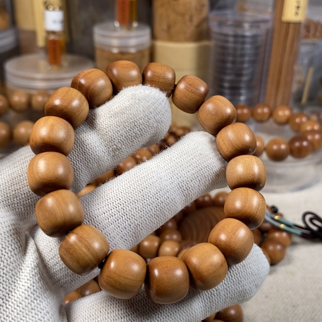 檀香木手串/手链12×13黑肉精挑串 迈索尔
