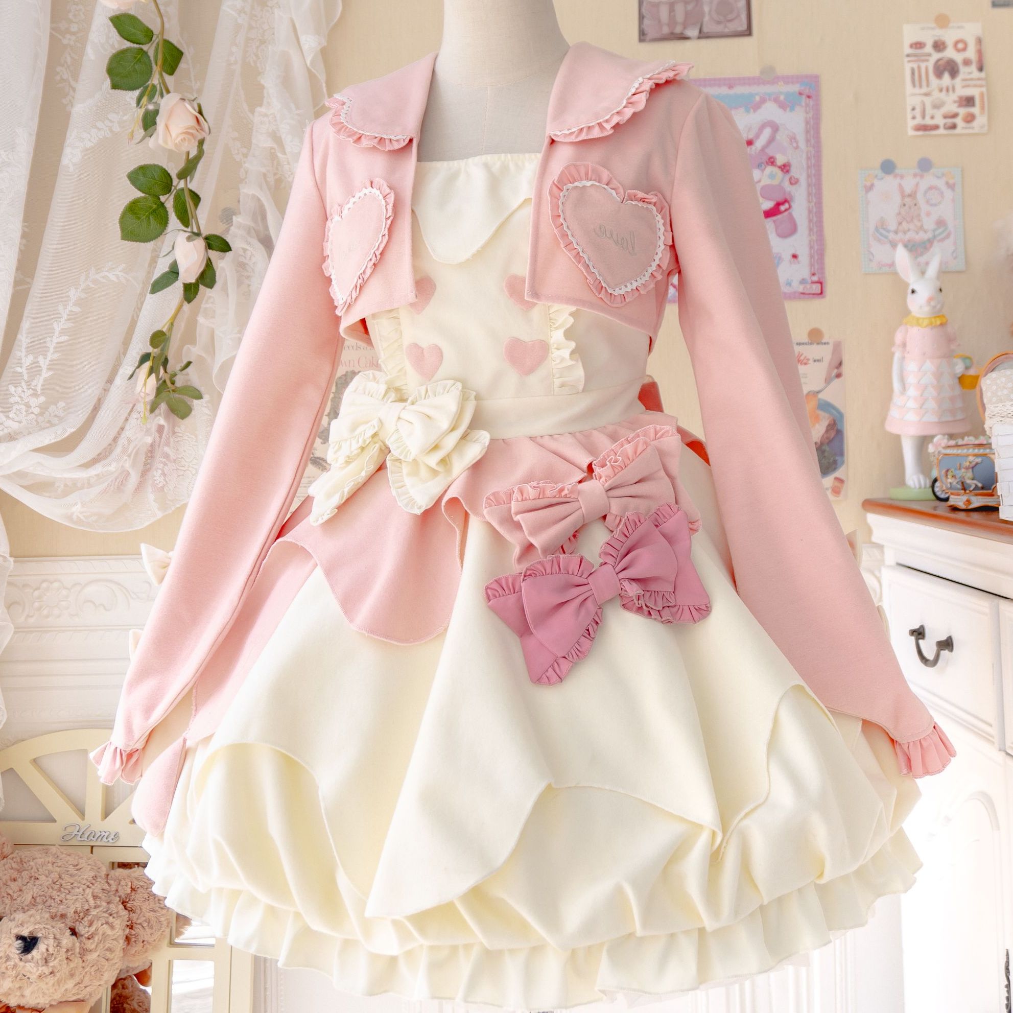 豹了个猫【现货】奶芙芙可爱日常洛丽塔连衣裙少女原创lolita软妹裙