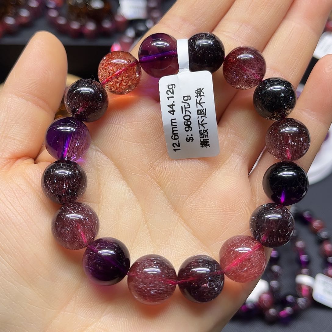 水晶手链未镶嵌天然水晶