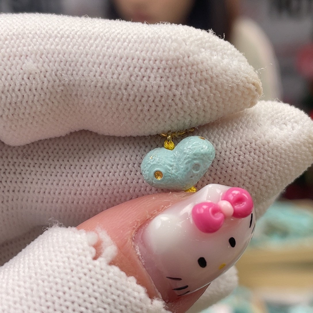 绿松石未镶嵌挂件