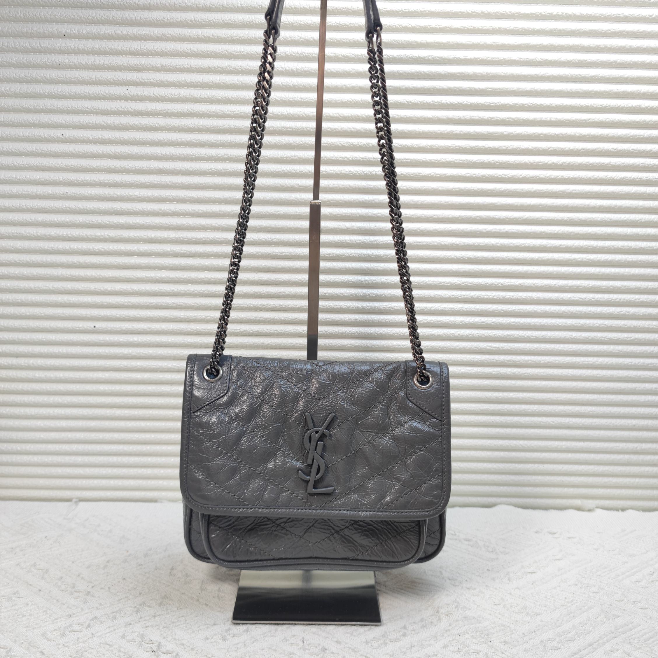 95新 YSL/圣罗兰 YSL圣罗兰niki单肩包斜挎包