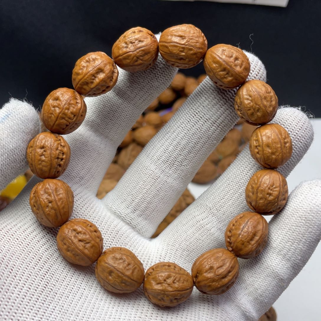 文玩核桃把件14小枣原皮原色