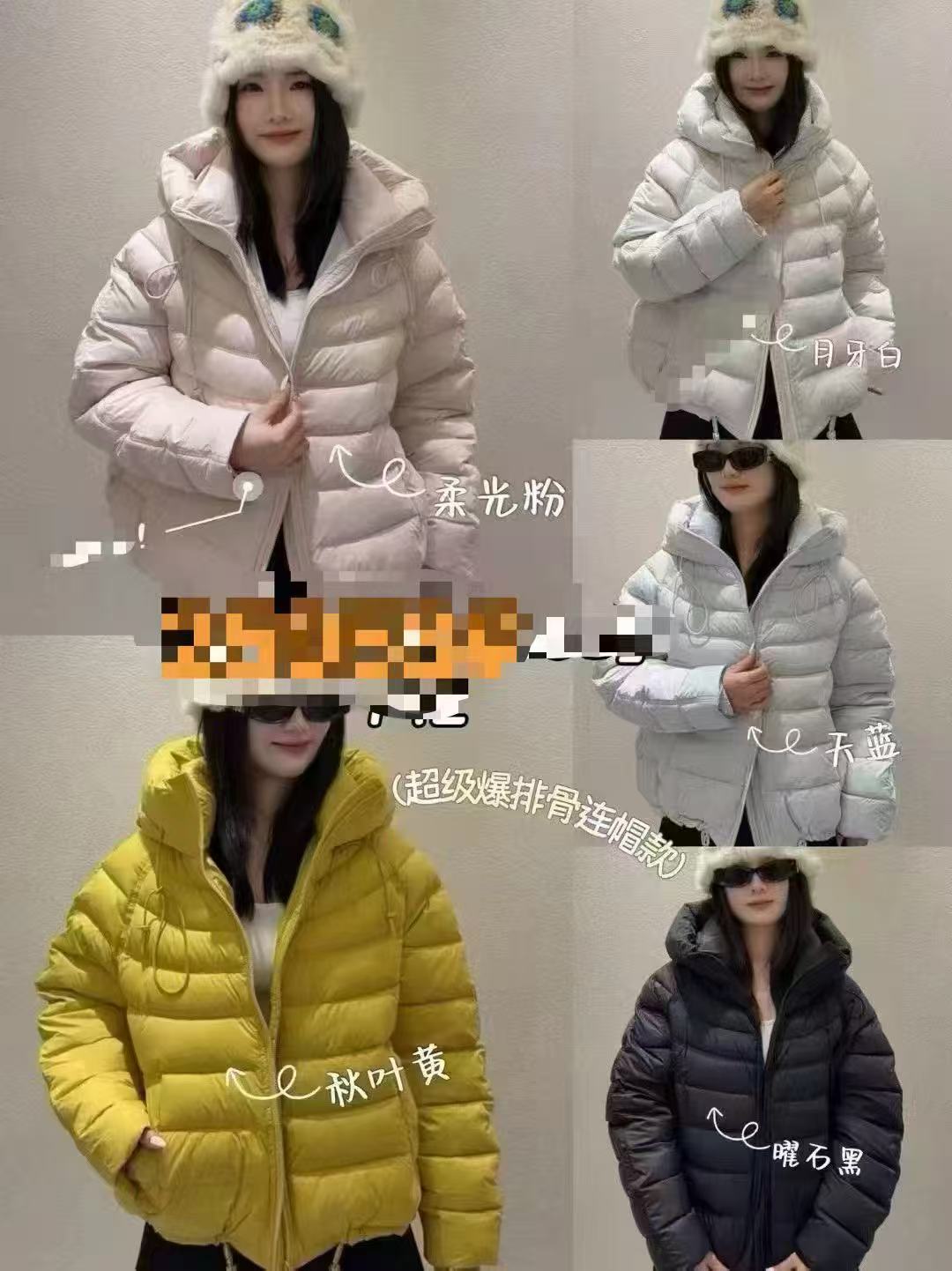 25953款石墨烯绒排骨泡芙棉服连帽保暖上衣保暖外套X