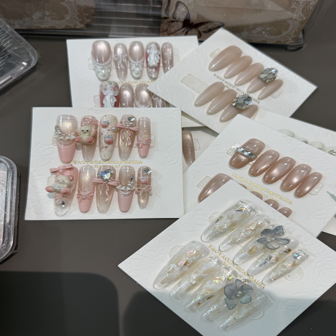 一单包邮｜手工穿戴甲直播间选款下单备注编码NO退NO换没有工具包