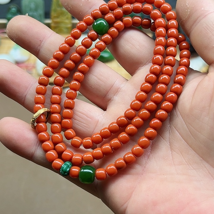 和田玉颈饰未镶嵌汤*七