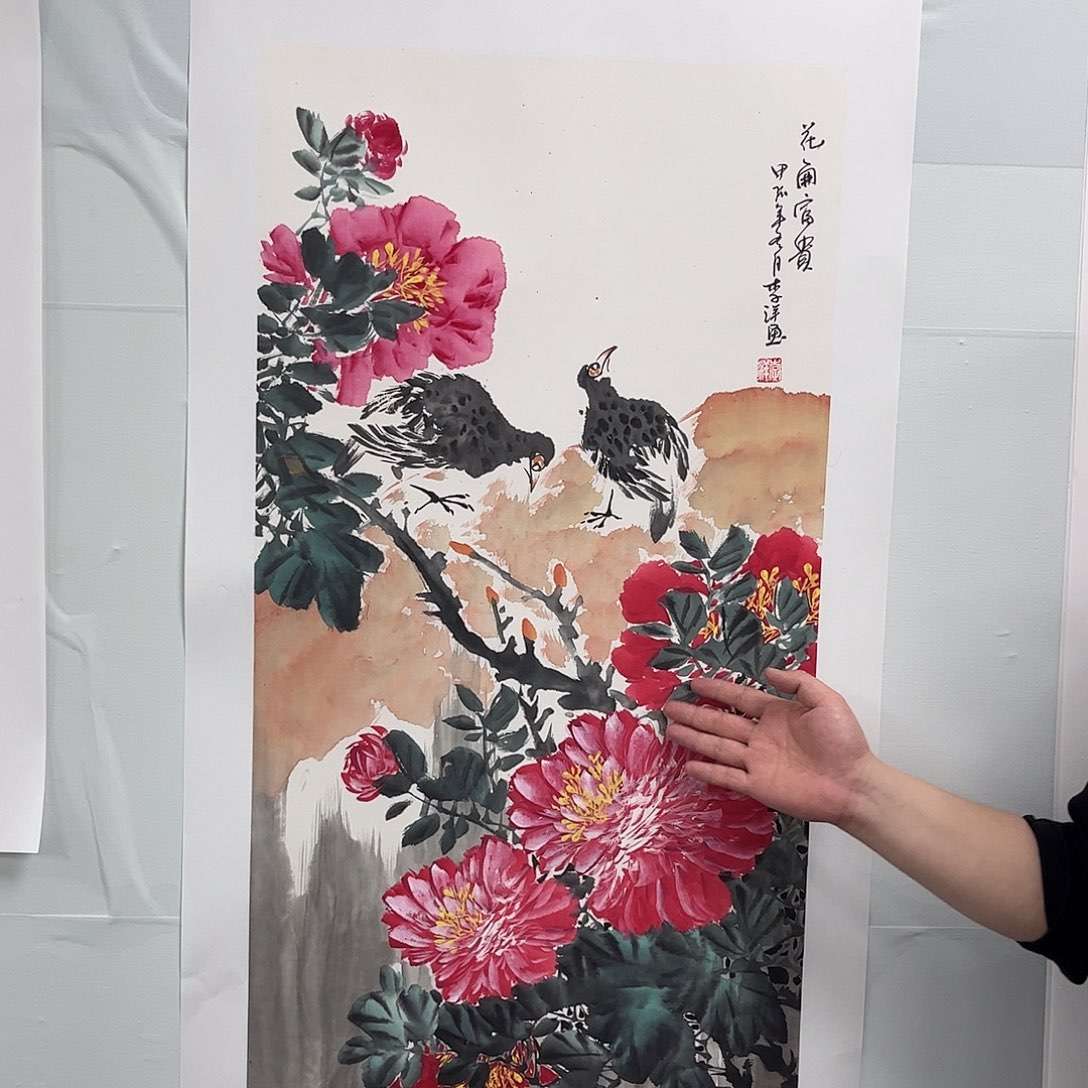 国画国画宣纸纯手绘作品