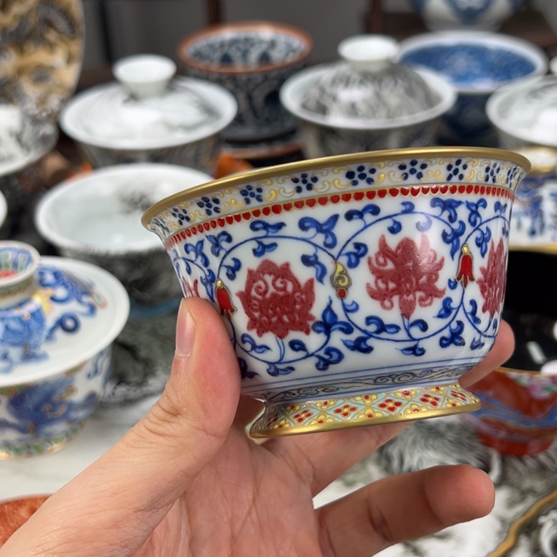 水***茶景德镇手工手绘陶瓷