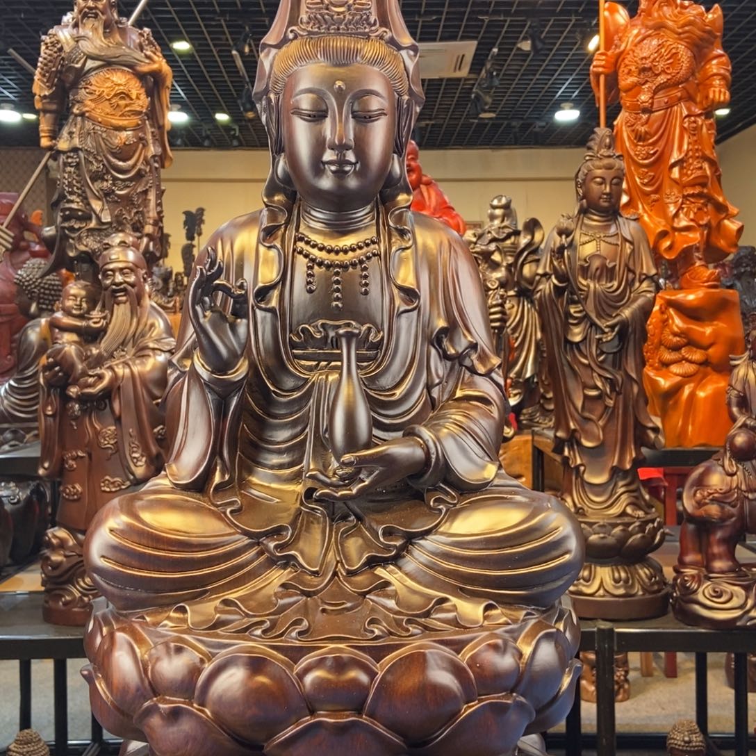风车木（黑檀木）黑檀木观音