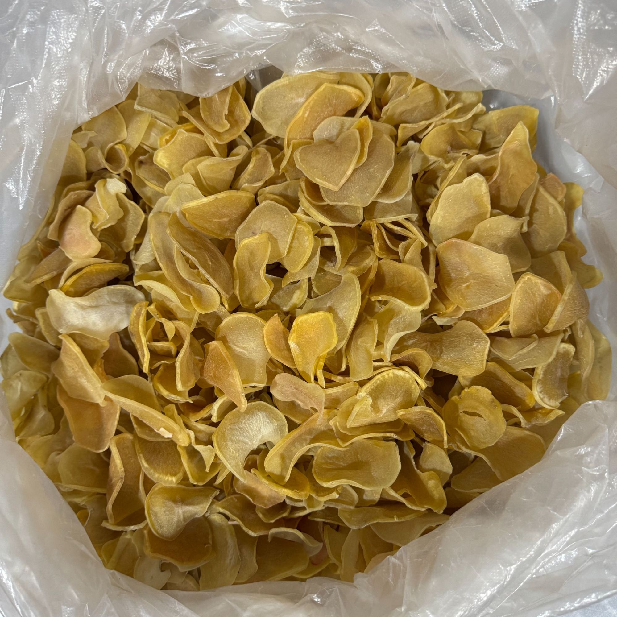 农家干土豆片自然晾晒