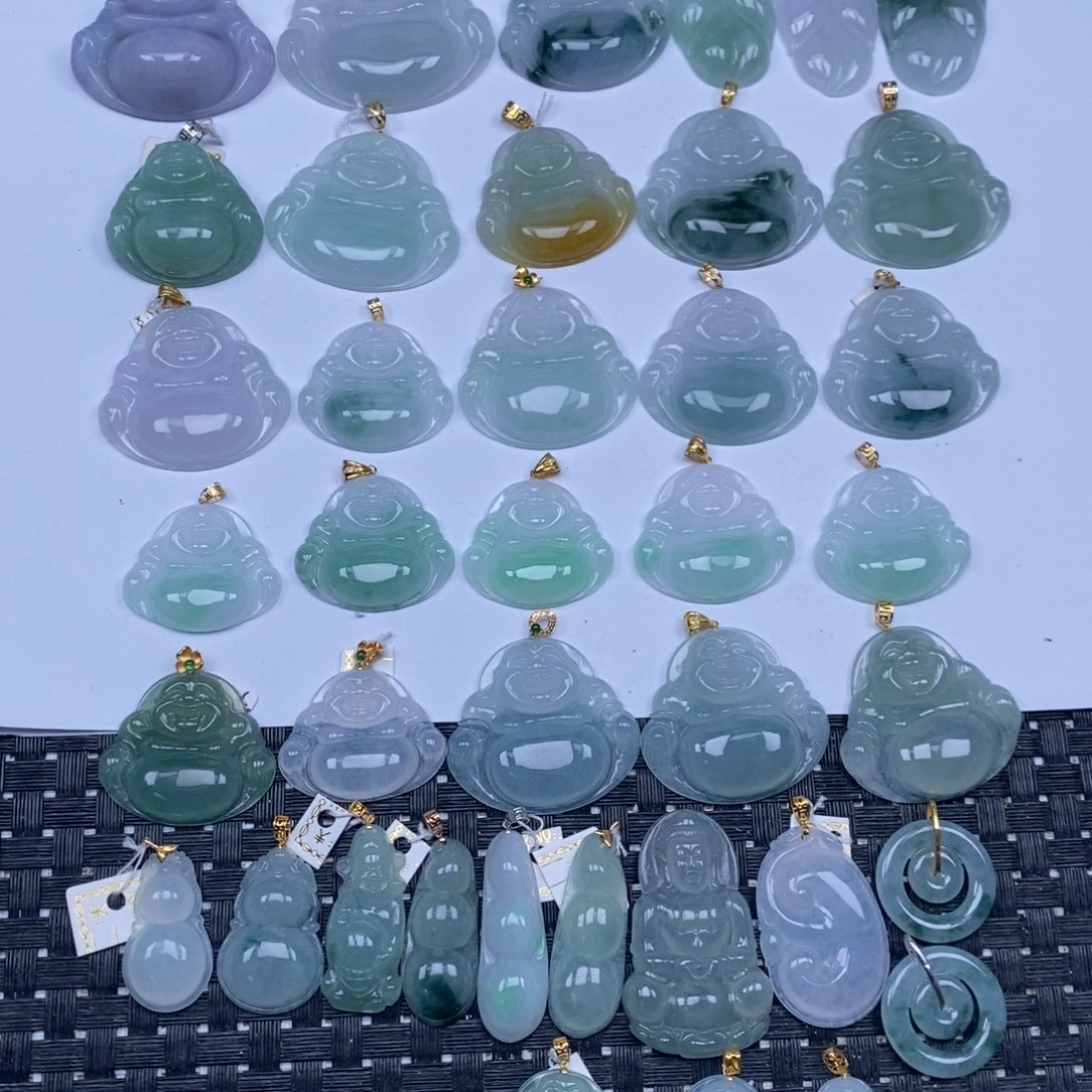 翡翠未镶嵌颈饰天然翡翠