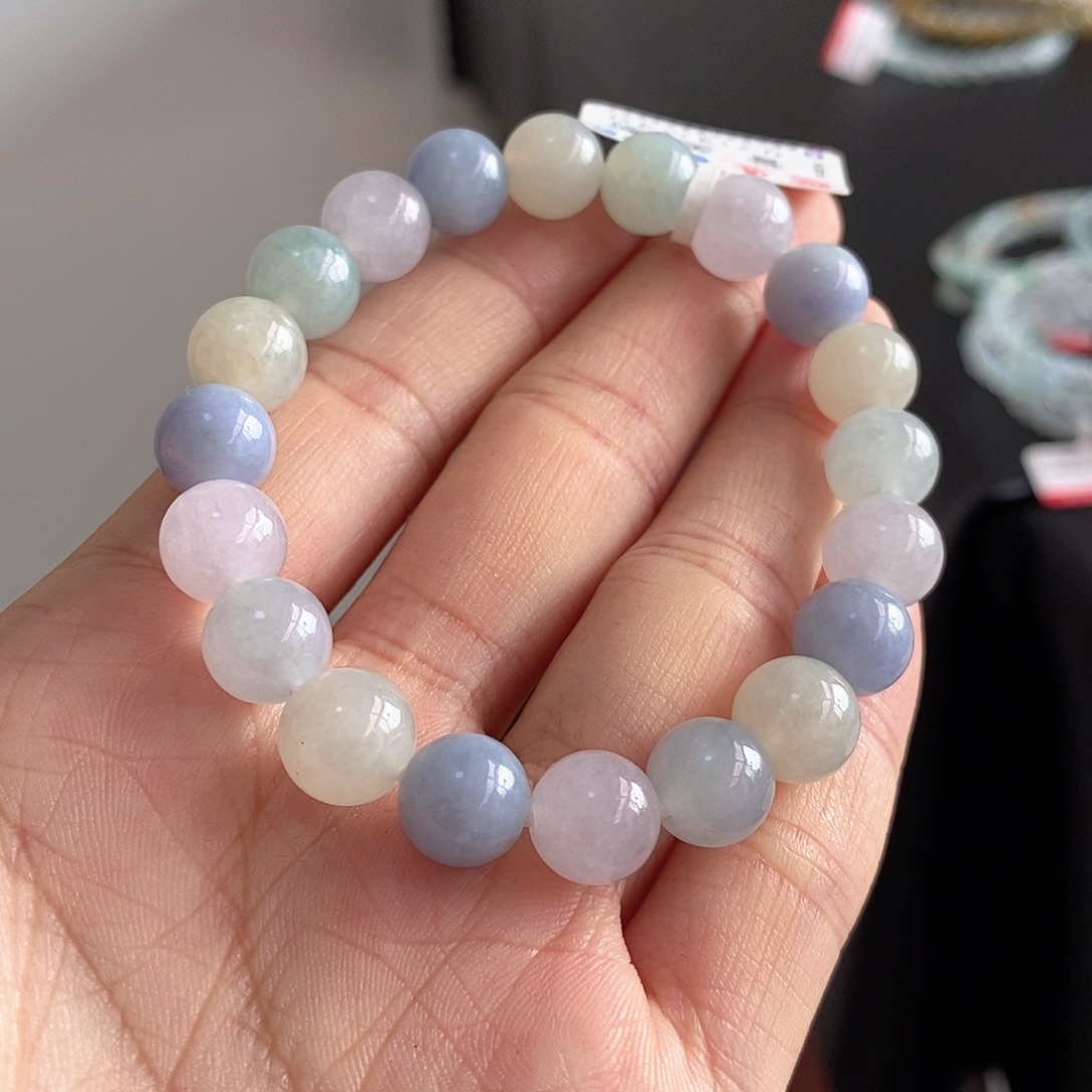 翡翠未镶嵌手链卡9