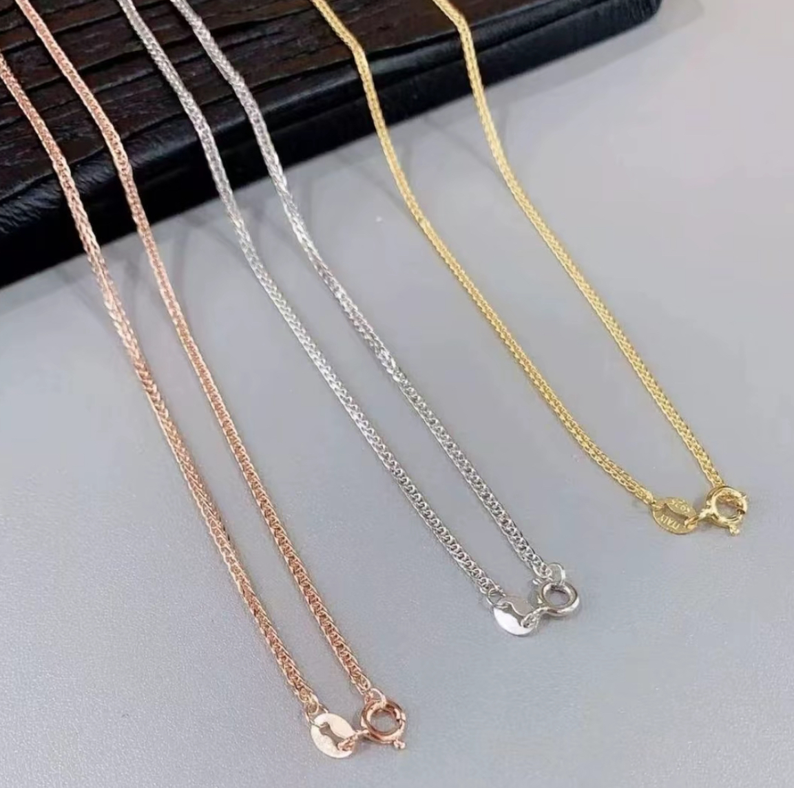 链子925银  时尚链条百搭挂坠项链（S925银项链 多样性发其一）