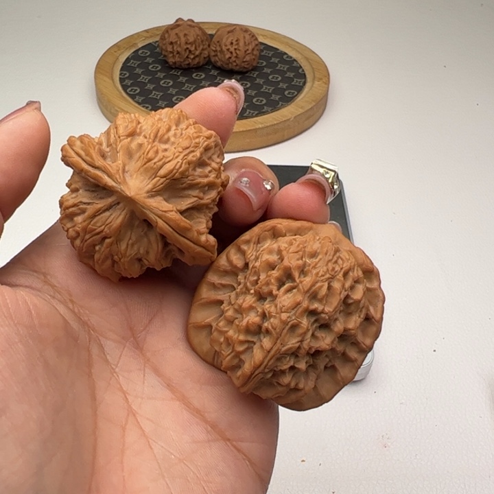 文玩核桃把件‍***b马老四471