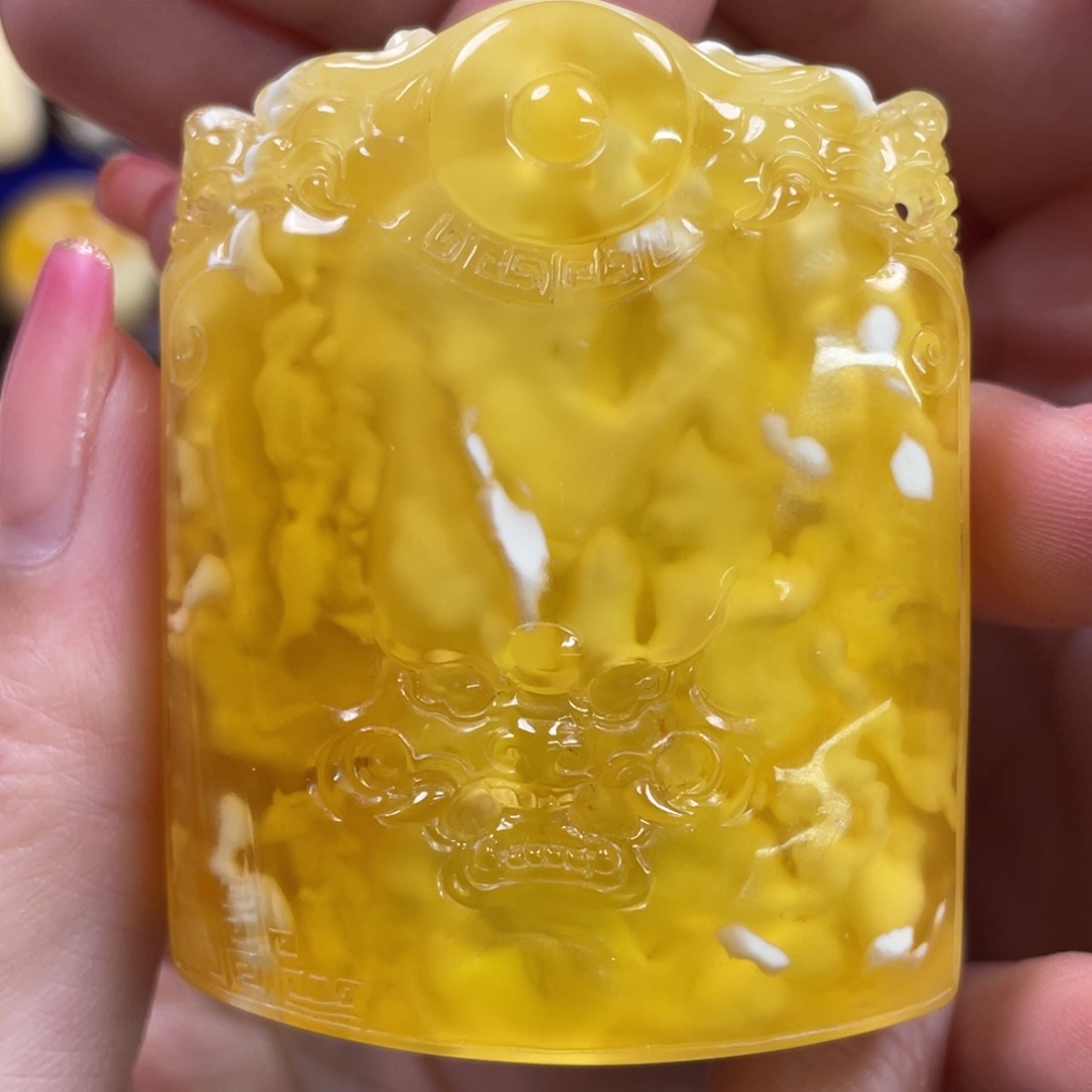 琥珀裸石未镶嵌琥珀蜜蜡