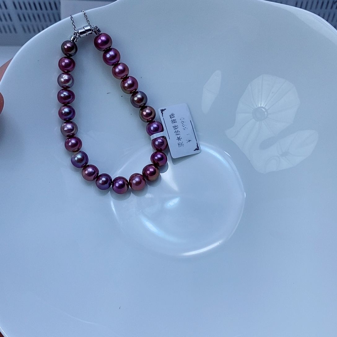 淡水珍珠手绳银S925镶嵌