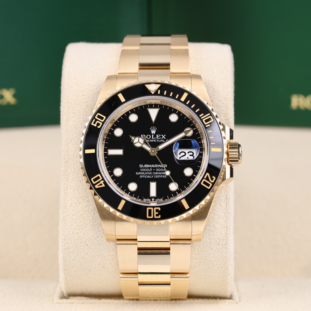 99新 Rolex/劳力士 126618 全金黑鬼 日期显示 2025年6月保卡