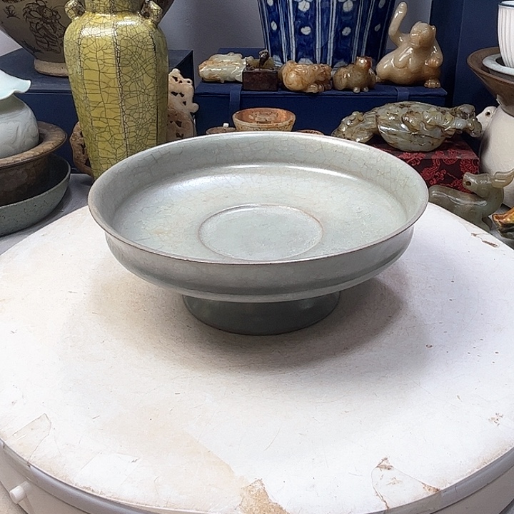 摆件V**K汝窑高足洗摆件1