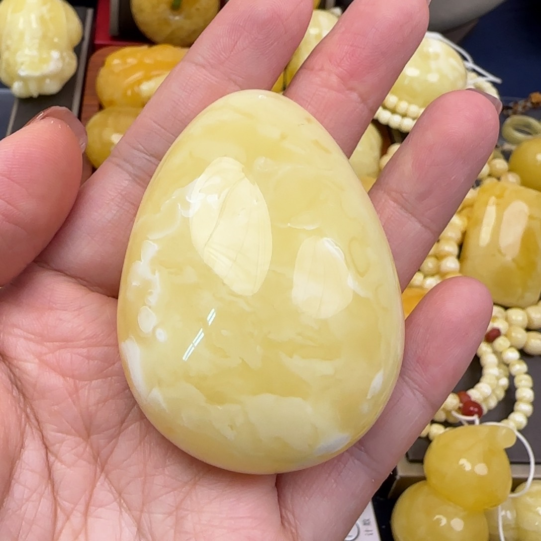 蜜蜡颈饰未镶嵌天然蜜蜡