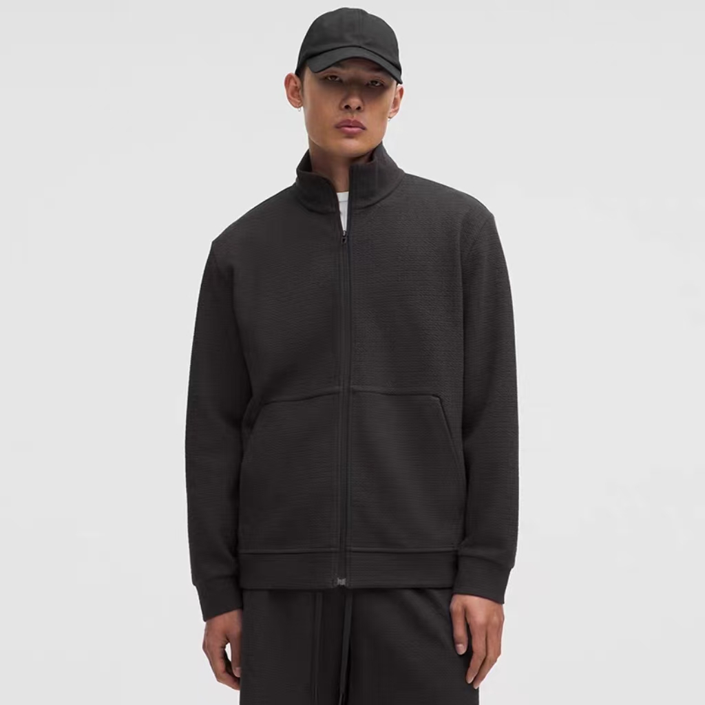 LISUN™ 男士秋冬款纹理运动立领夹克（LL）