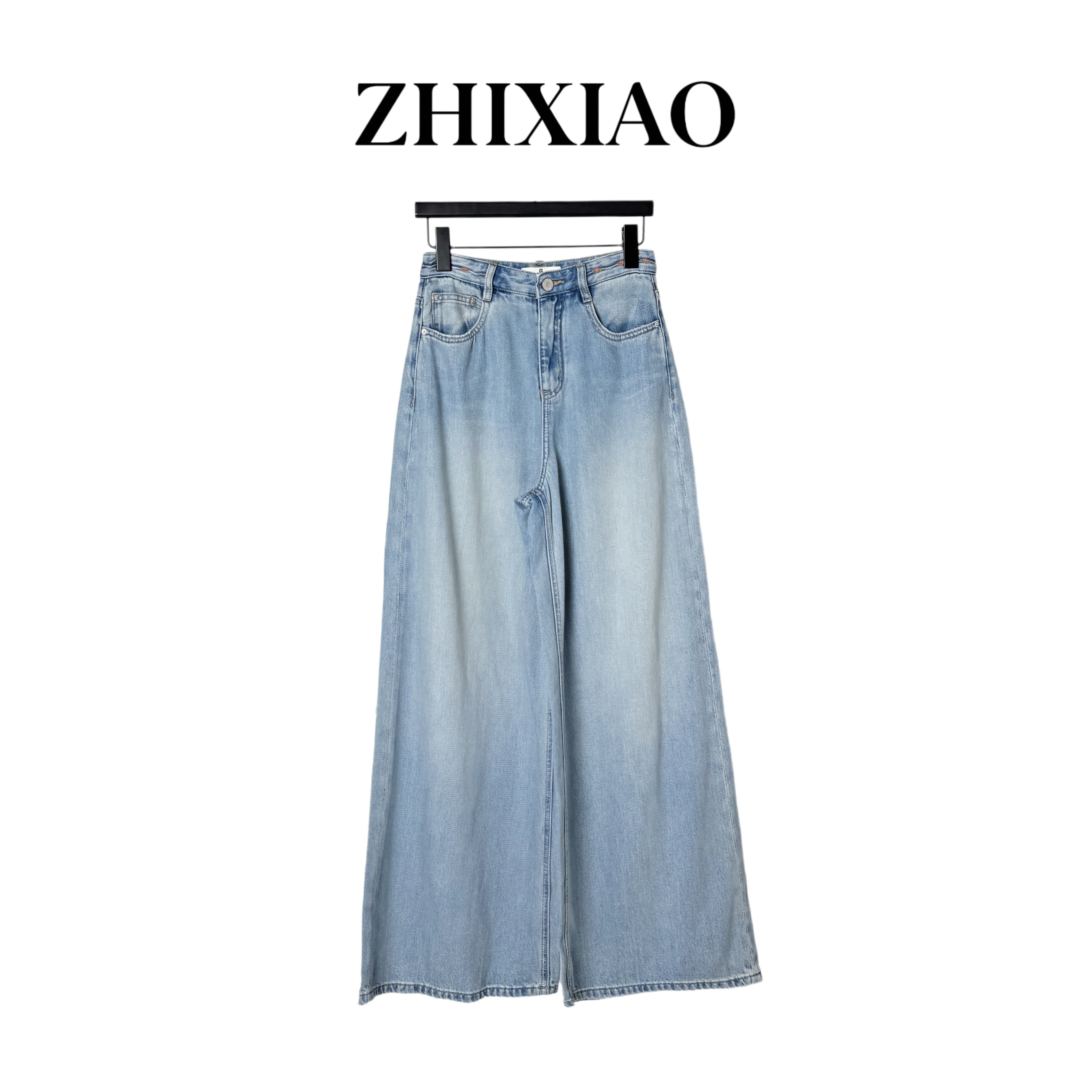 【ZHIXIAO】夏季新款：极简牛仔裤7776