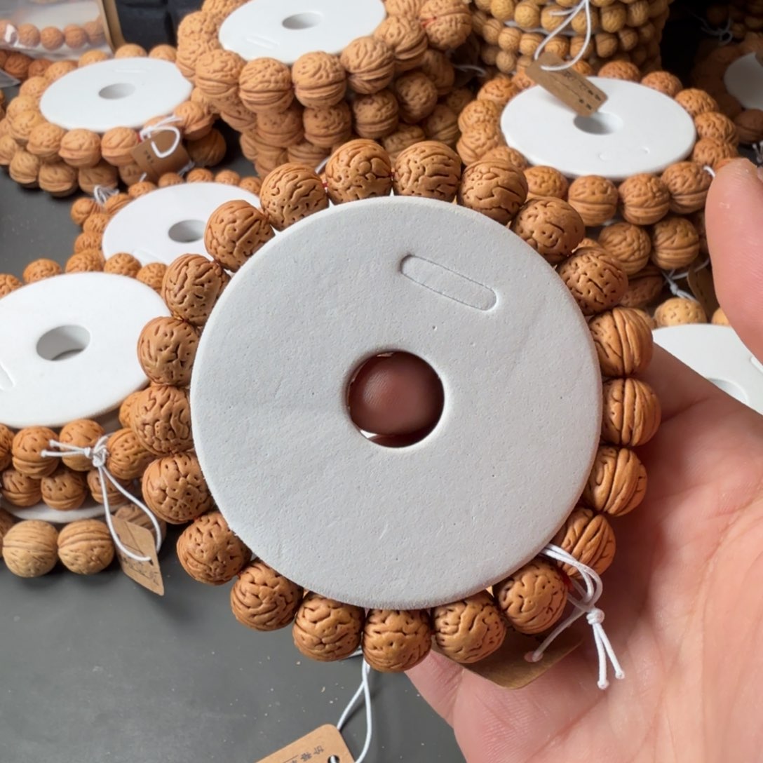 桃核手串12肉纹小金豆