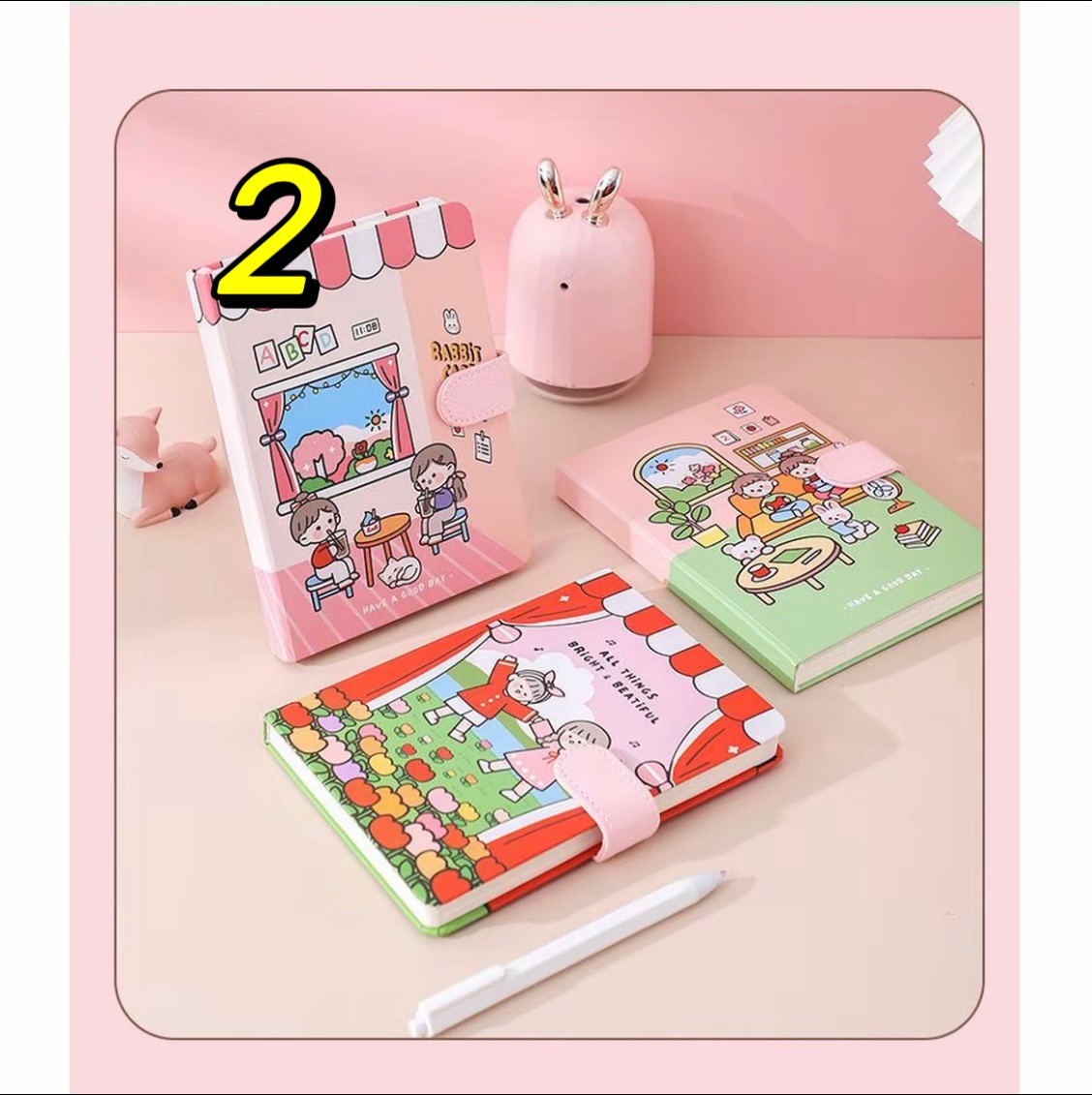 2号文具：文具，贴纸，本子，笔类，套装【以直播间展示为主】