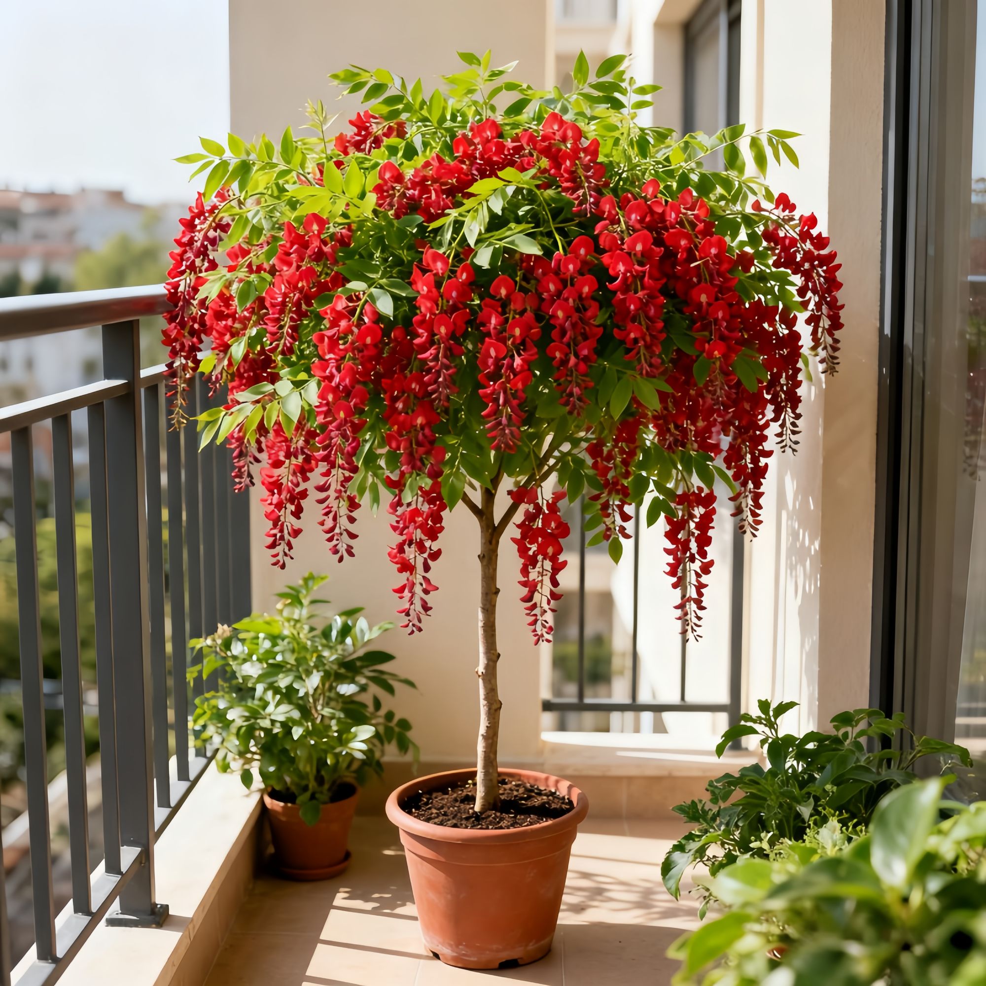紫藤花树苗爬藤植物多花紫藤萝树苗阳台盆栽庭院老桩耐寒四季开花