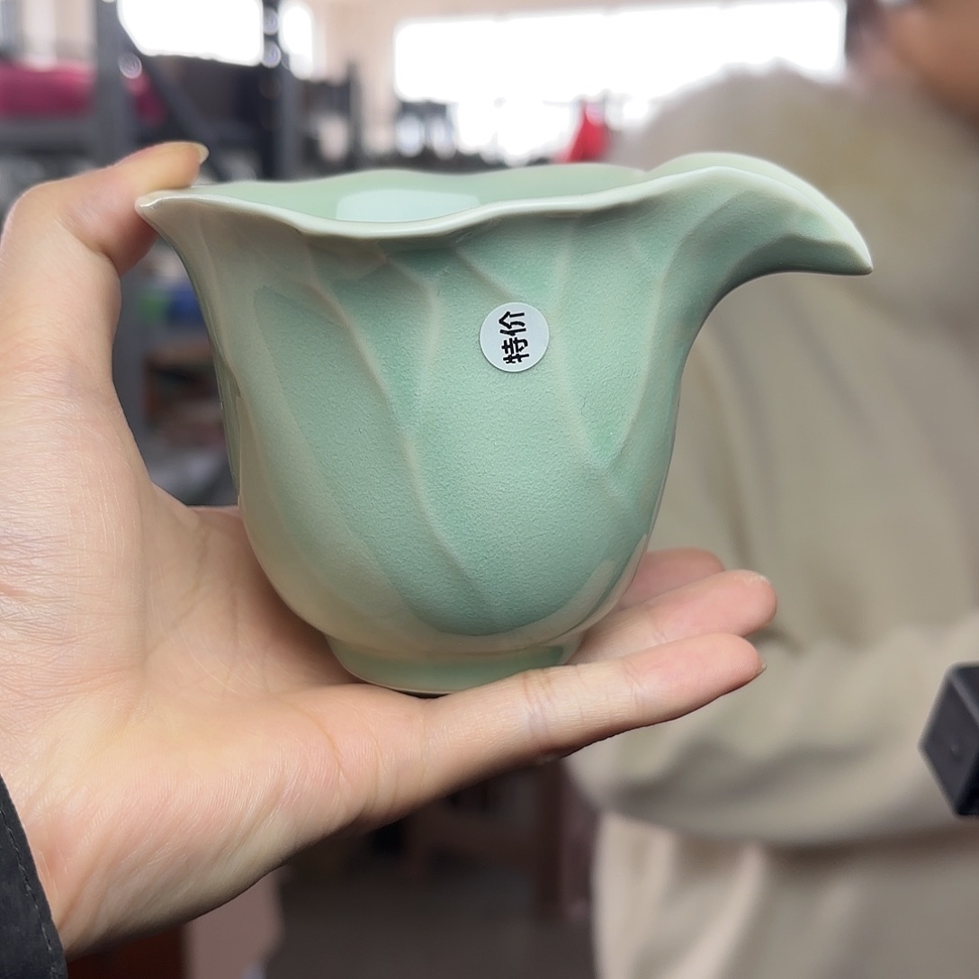 龙泉云间青瓷小米茶器